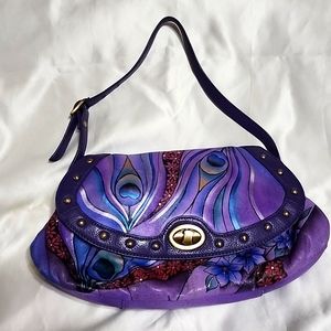 Anuschka Hand Painted Leather Purse